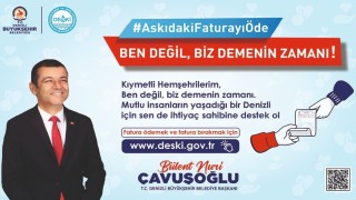 Büyükşehir DESKİden dayanışma örneği: ‘Askıda Fatura