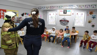 Büyükşehirden öğrenci ve personele yangın eğitimi