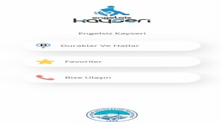 Büyükşehirden toplu taşımada engelleri ortadan kaldıran ‘Engelsiz Kayseri mobil uygulaması