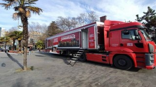 Çanakkale Savaşları Mobil Müzesi Zonguldakta ziyaretçilerini bekliyor