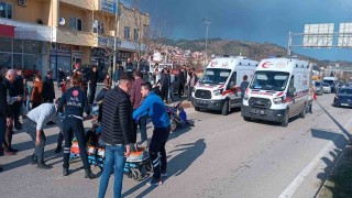 Çanda trafik kazası: 2 yaralı