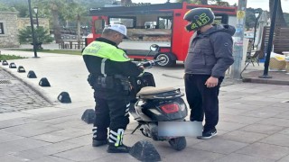 Çeşmede motosiklet denetimlerinde ceza yağdı
