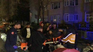 Çorluda otomobil motosiklete çarptı: 1 yaralı