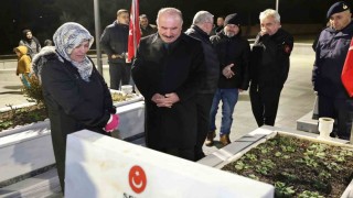 Çorumda yılbaşı gecesi şehitler unutulmadı