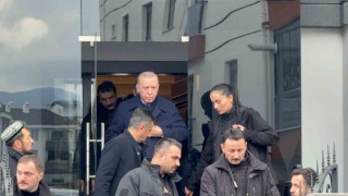 Cumhurbaşkanı Erdoğan taziye evinden ayrıldı
