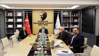 Defterdar Hatice İşcen Ercoşkun Kütahya OSB yönetimine ziyaret