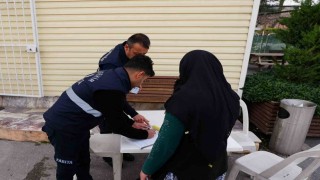 Denizli Büyükşehir Zabıta ekiplerinden dilenci operasyonu