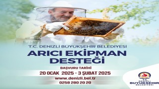 Denizli Büyükşehirden arıcılara ekipman desteği