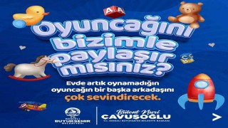 Denizli Büyükşehirden Oyuncağını bizimle paylaşır mısın projesi