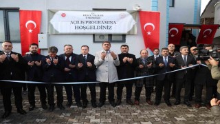 Depremde yıkılan caminin yerine yapıldı