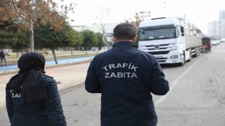 Diyarbakırda ağır tonajlı araçlar için park uyarısı