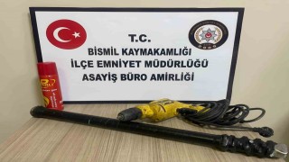 Diyarbakırda hırdavat malzemesi çalan 3 şüpheli tutuklandı