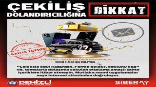 Dolandırıcılardan sahte çekiliş tuzağı