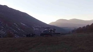 Domuz sürüsü saldırdı, uçurumdan düştü: Helikopterle hastaneye ulaştırıldı