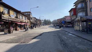 Dondurucu soğuk nedeniyle tarihi bölge boş kaldı