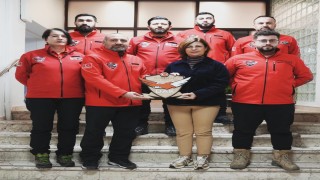 Dorlion Arama Kurtarma Derneğinden Başkan Ayşe Ünlüceye ziyaret