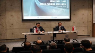 DSO ve DENİB yönetiminde Heımtextıl 2025 Fuarı değerlendirme toplantısı yapıldı