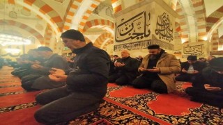 Edirnede Miraç Kandili idrak edildi