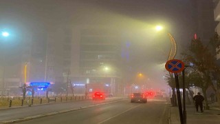 Elazığda yoğun sis: Görüş mesafesi 5 metreye kadar düştü