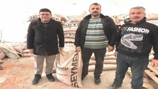 Emette doğal afetlerde zarar gören çiftçilere 15 ton arpa tohumu desteği