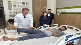 Endoskopik bel fıtığı ameliyatı sayesinde artık yürüyebiliyor