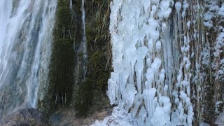 Erzincan 2025 yılının ilk günlerinde buz kesti