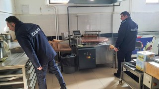 Erzincanda unlu mamul, pasta ve tatlı imalatı yapan işletmeler denetlendi