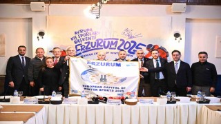 Erzurumda 2025 Avrupa Kış Sporları Başkenti coşkusu