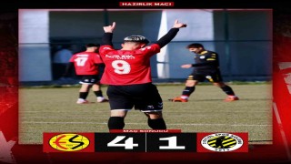 Eskişehirspor hazırlık karşılaşmasını farklı kazandı