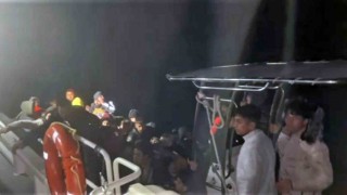 Fethiyede 25i çocuk 56 düzensiz göçmen yakalandı