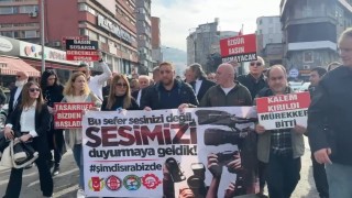 Gazeteciler 10 Ocakta yürüyüş yaptı