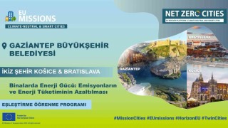 Gaziantep Avrupa Birliği şehirler misyonu programına katılıyor