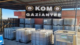 Gaziantepte 15 bin litre kaçak akaryakıt ele geçirildi