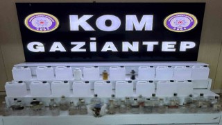 Gaziantepte bin 409 şişe sahte alkol ele geçirildi: 4 tutuklama