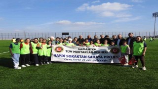 Gaziantepte Haydi sokaktan sahaya projesi ile geleceğin futbolcuları yetiştirilecek
