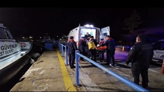 Gökçeadada rahatsızlanan vatandaşın tıbbi tahliyesi Sahil Güvenlik ekiplerince gerçekleştirildi