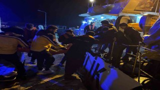 Gökçeadada rahatsızlanan vatandaşın tıbbi tahliyesi Sahil Güvenlik ekiplerince gerçekleştirildi