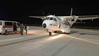 Hava Kuvvetlerine ait uçakla Ordudan Erzincana karaciğer grefti başarıyla ulaştırıldı