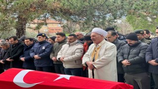 Hayatını kaybeden Jandarma Uzman Çavuş Kızılyar, son yolculuğuna uğurlandı