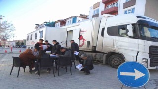 Hisarcıkta Birbirimize candan bağlıyız sloganıyla kan bağışı kampanyası düzenledi