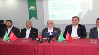 HÜDA PAR Genel Başkanı Yazıcıoğlu: ”Silahların öyle veya böyle toprağa gömülmesi gerekir”