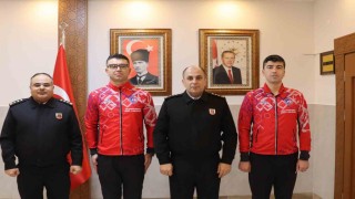İl Jandarma Komutanı Aldemir, Jandarma Gücü Komutanlığı temsilcilerini ağırladı