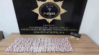 İskenderunda uyuşturucu hap ele geçirildi