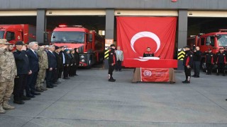 İtfaiye Eri Doğan, son yolculuğuna uğurlandı