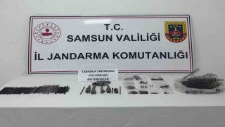 Jandarma ekiplerinden kaçak silah imalathanesine baskın