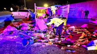 Jandarma otoyolda durdurduğu çöp kamyonunda 1,5 kilo uyuşturucu ele geçirdi