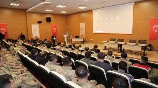 Jandarma personeline sağlıklı yaşam bilgilendirmesi