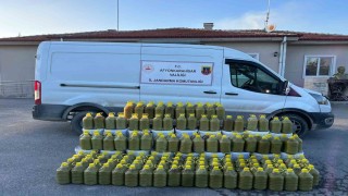 Jandarma sahte zeytinyağı ve salça ele geçirdi