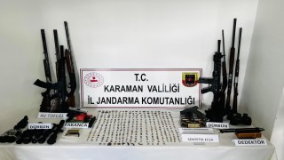 Jandarmadan silah ve tarihi eser operasyonu: 1 gözaltı