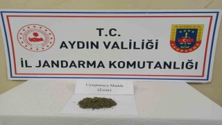 Jandarmanın hassas burunlu köpeği uyuşturucuya geçit vermedi